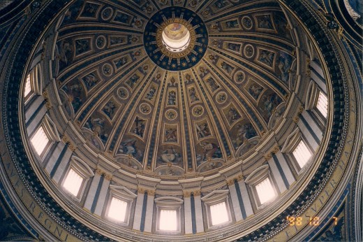 MICHELANGELO'S DOME IN ST. PETERS