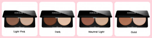 4 amazing shades available to contour & highlight