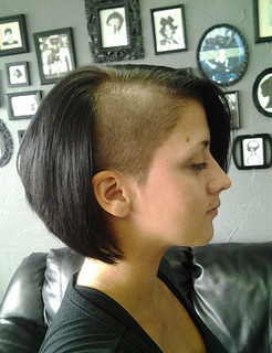 What a creative haircut!