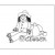 October Coloring Page, Scarecrow and Pumpkin October Coloring Page, Scarecrow and Pumpkin