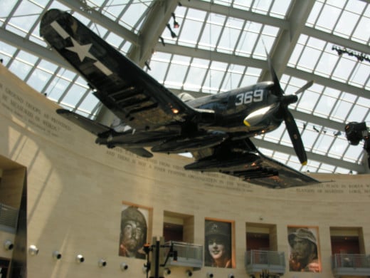 An F-4U Corsair at the Marine Corps Museum, June 17, 2011