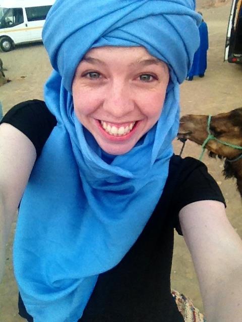 Selfie on a camel