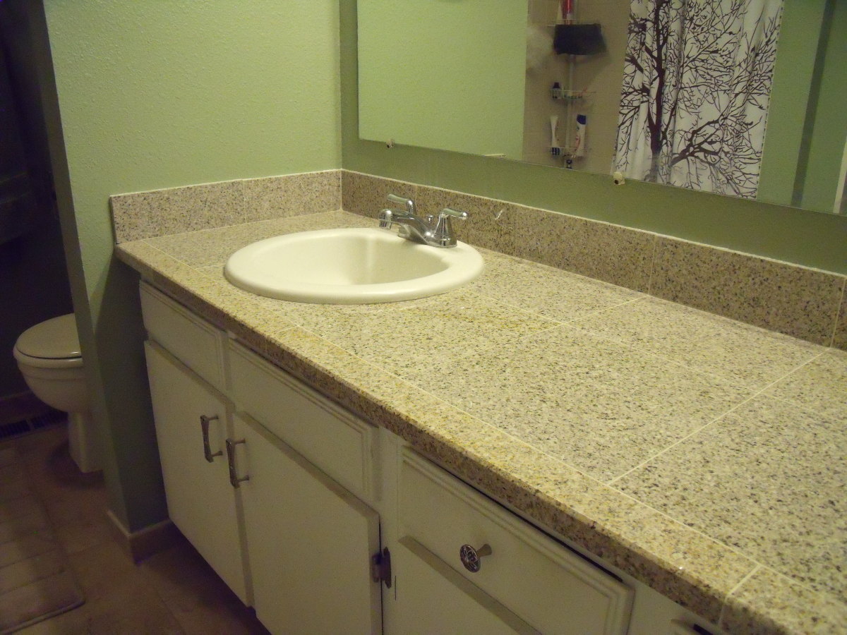 How To Replace A Bathroom Countertop With Granite Tile