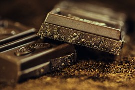 Rich solid chocolate squares