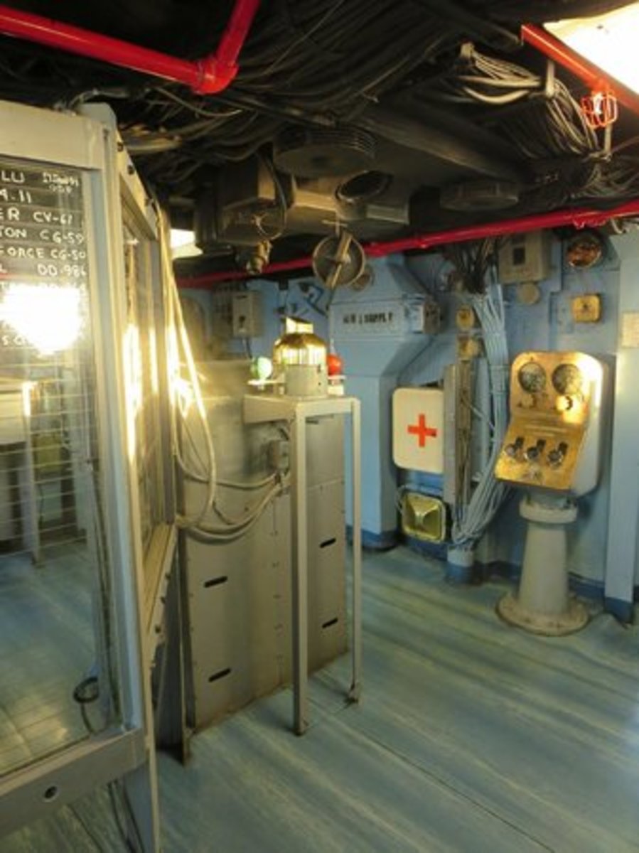 Bridge Aboard USS Midway Museum