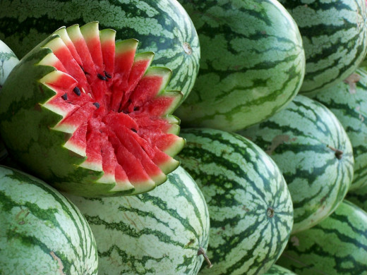 Watermelon is a special kind of fruit
