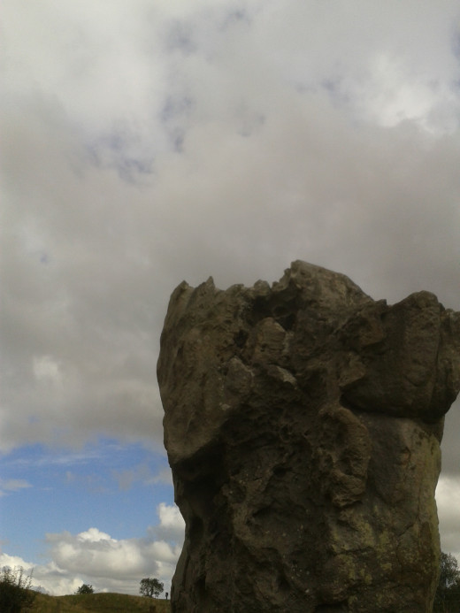 Entrance stone doing moody