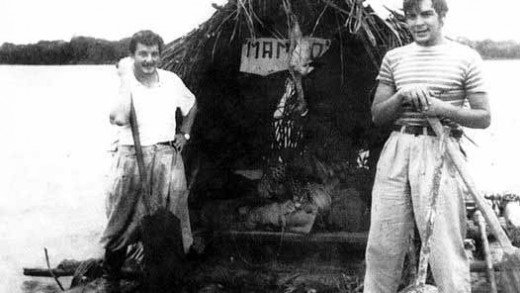 Ernesto Guevara (right) and Alberto (left)