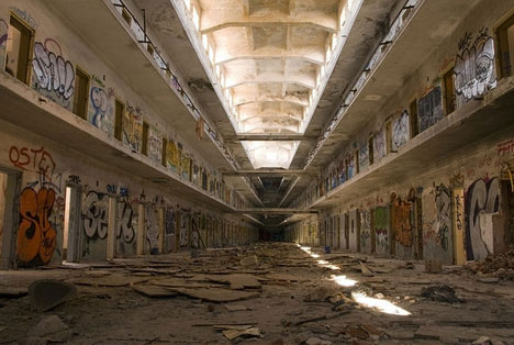 Carabanchel prison in Spain. 