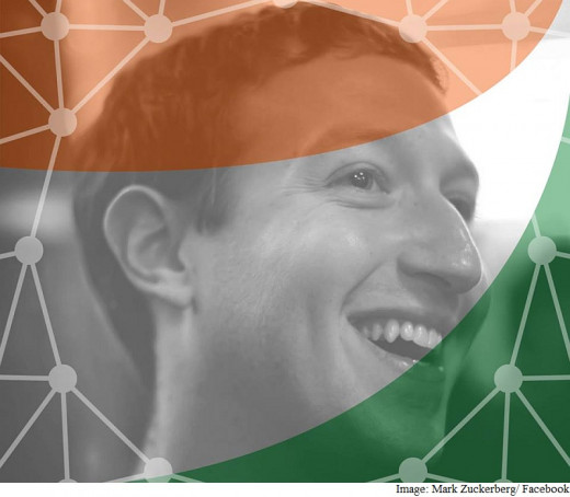 Founder of FACEBOOK in Support of DIGITAL INDIA
