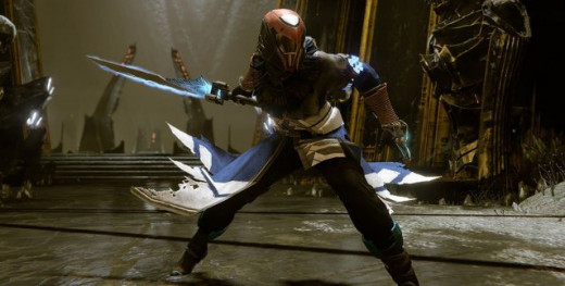 A Warlock class wielding a sword, a new permanent Heavy weapon type