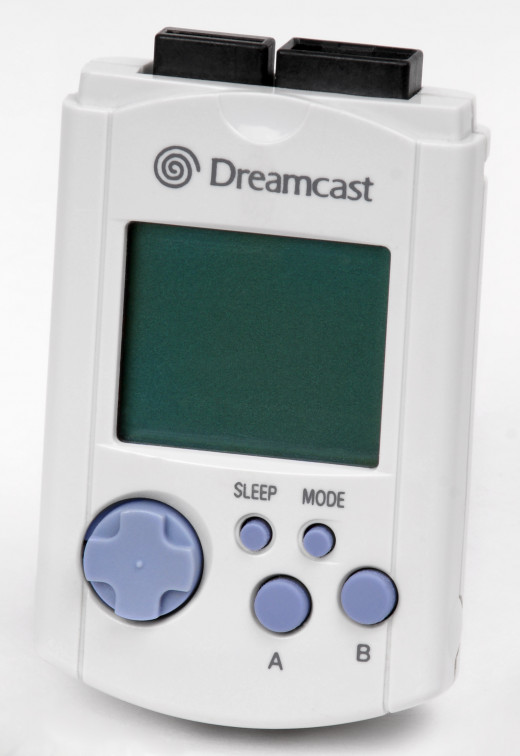 The Visual Memory Unit (VMU) allowed users to save games, display graphics during play & utilize downloadable apps for play on the go.