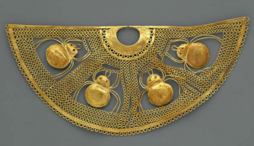 Spiders in Ceremonial Ornaments
