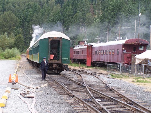Leaving the station
