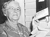 Ida Mae Fuller - The recipient of the first Social Security Check