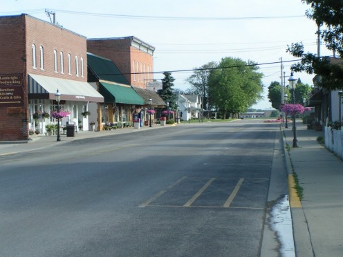 Downtown Shipshewana, Indiana