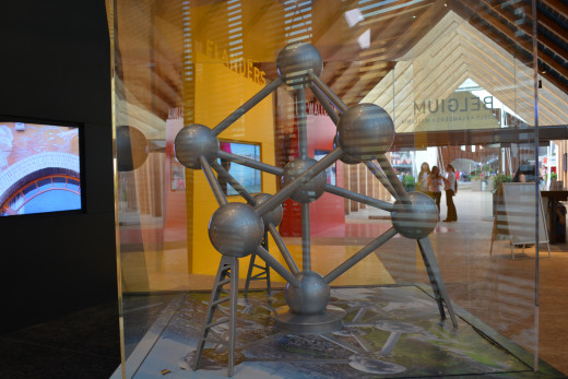 Replica of what is left of the Belgium EXPO