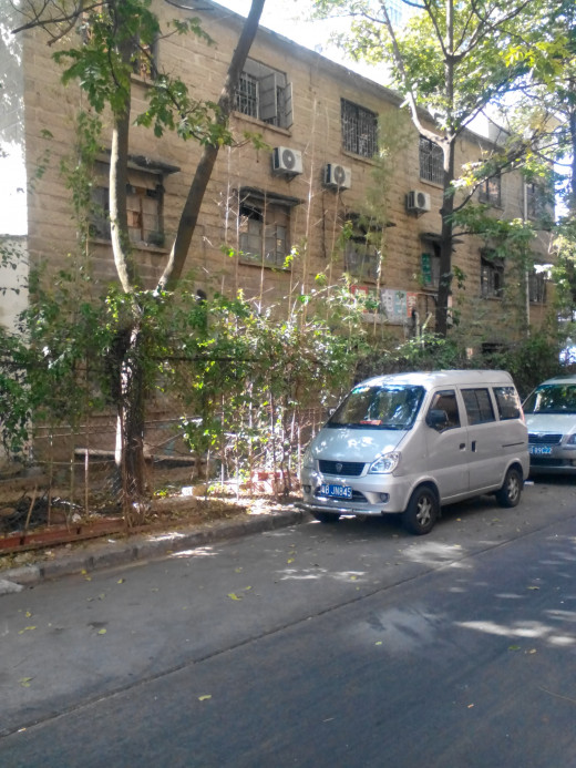 Neighbourhood street in Shenzhen, South China