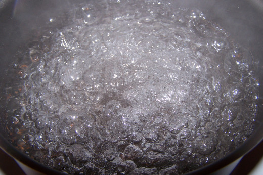 Water at the boil