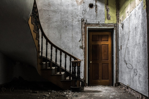 The west stairs The west stairs