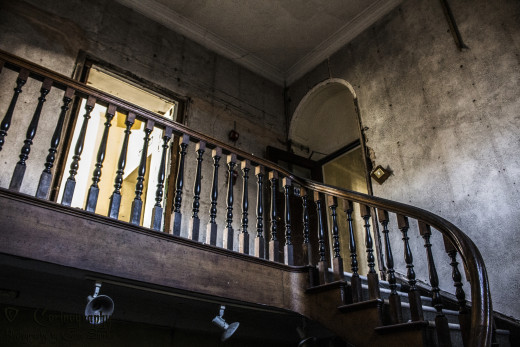 The west stairs The west stairs