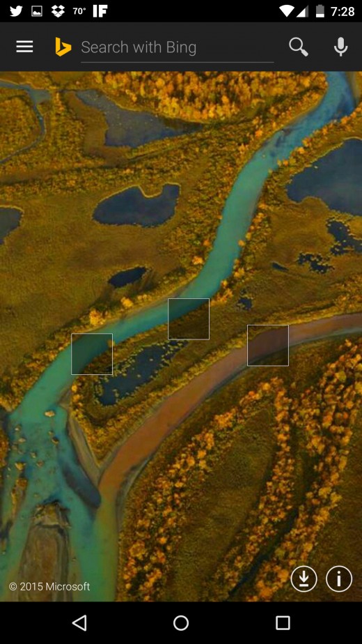 Open the Bing app