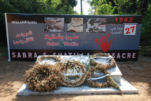 Sabra & Shatila Massacre 1982 Memorial in Sabra, South Beirut.