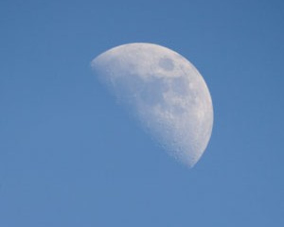 Image result for moon during the day