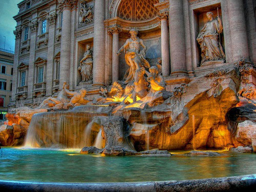 Places to Visit in Rome; Trevi Fountain