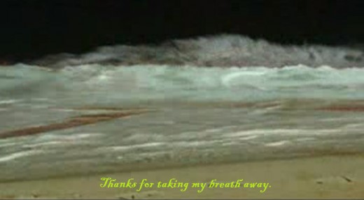 Thanks for taking my breath away