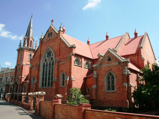 "Kimberley, Trinity Methodist 1" by Andrew Hall @ Wikimedia Commons - 