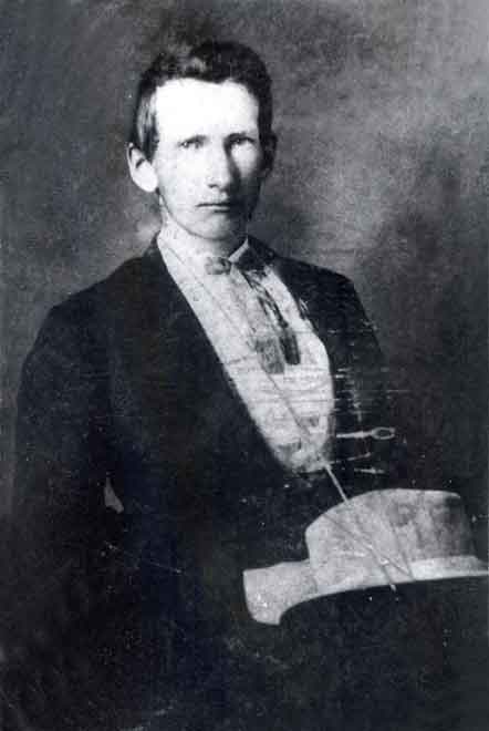 Historic Missouri photo of Frank James, about 1885