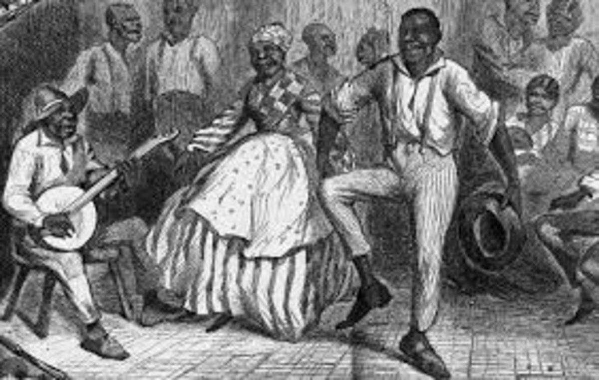 There certain restrictions placed on enslaved Africans when it come to their dance steps. For example, they could not kick their legs up in the air.