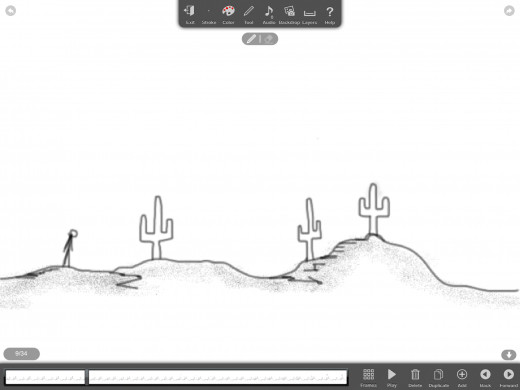 This is what the interface looks like in the app.