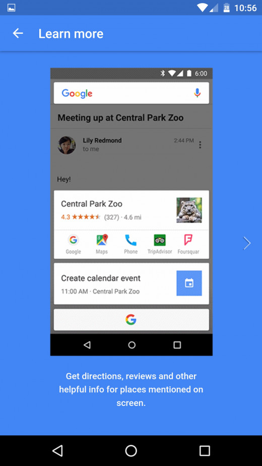 Google Now On Tap 