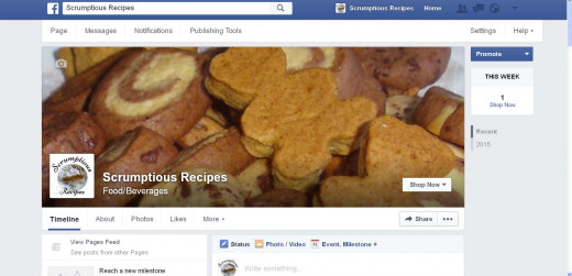 The little square Logo on the Bottom Left is step one and the cookies image is step two