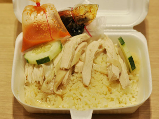 The takeaway option, with your bag of chili and dark (sweet) soya sauce