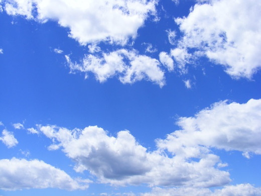 Your data is not stored in this cloud, but it is a beautiful day.