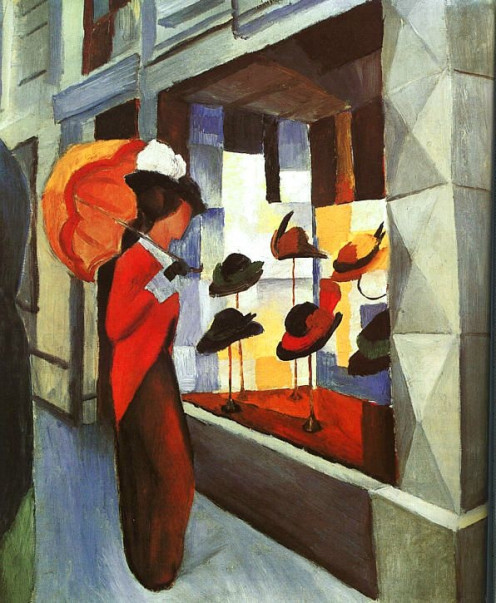 A woman out on the town, shopping,  taking some time for herself.  