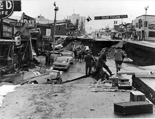 Anchorage Alaska Earthquake Damage 1964