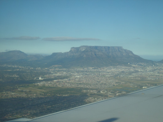 The beautiful city of Cape Town, where the two oceans meet and where you can climb a mountain or swim with the dolphins on the same day