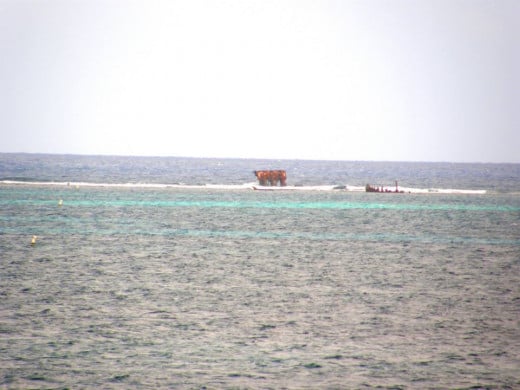 Remains of Wreck of the Ten Sails, Grand Cayman