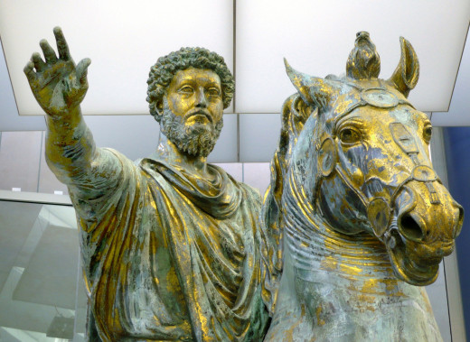 Marcus Aurelius, the philosopher-emperor, one of the most famous stoics.