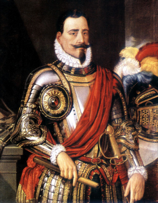 This is a portrait of Pedro de Valdivia