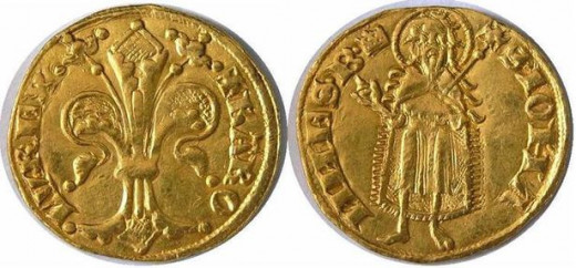 The golden Forint coins of Charles I.