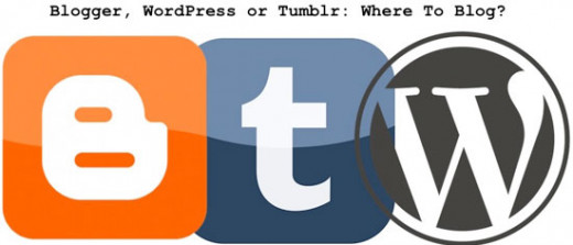 Blogger Tumblr or Wordpress?  They are all strong options