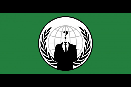 Emblem Of On Line Anarchist Group Anonymous.