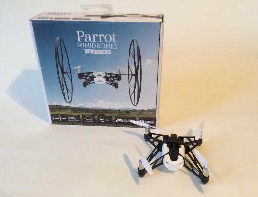Parrot Rolling Spider and box