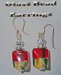 Glass Bead Earrings - Cheap Presents