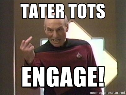 I assume Picard is giving Reigns the finger here. Can't be too sure though